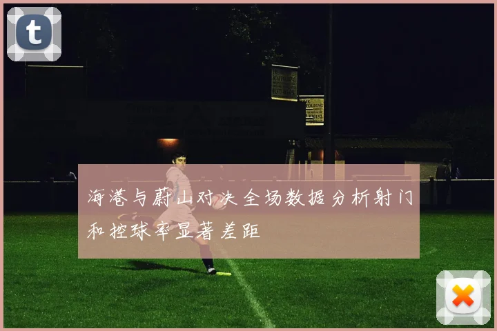 海港与蔚山对决全场数据分析射门和控球率显著差距